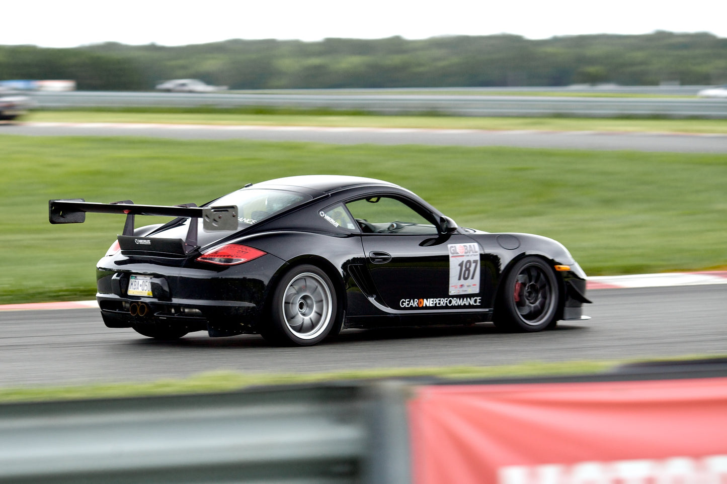 V1X Rear Wing Kit, Includes Carbon Spoiler - 987 Porsche Cayman