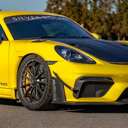 SR DRY CARBON FIBER PRO DIVE PLANE [PORSCHE 718 GT4/RS]