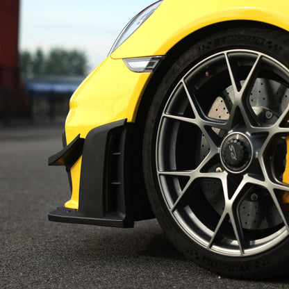 SR DRY CARBON FIBER LOWER SIDE SPOILER [PORSCHE 718 GT4/RS/Clubsport]