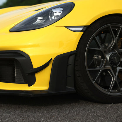 SR DRY CARBON FIBER LOWER SIDE SPOILER [PORSCHE 718 GT4/RS/Clubsport]