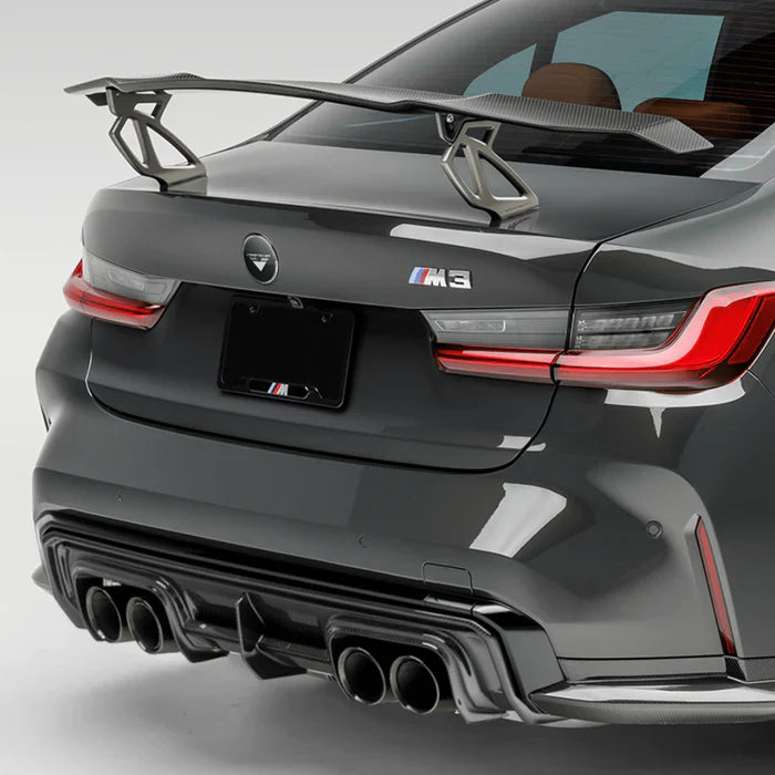 VORSTEINER BMV3370 Wing Blade with Aluminum Uprights VRS (Gloss Carbon) for BMW M2 (G87) / M3 (G80) / M4 (G82)