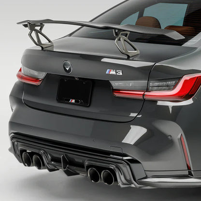 VORSTEINER BMV3370 Wing Blade with Aluminum Uprights VRS (Gloss Carbon) for BMW M2 (G87) / M3 (G80) / M4 (G82)