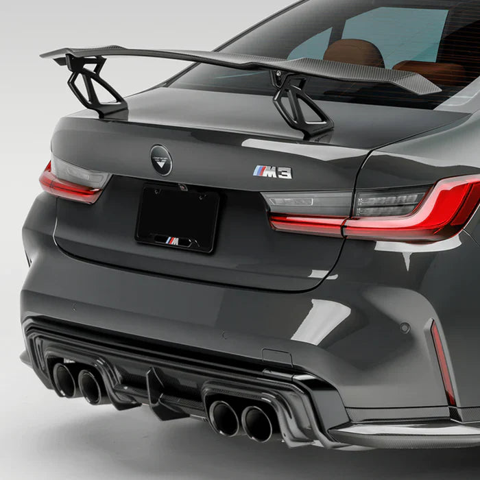 VORSTEINER BMV3375 Wing Blade with Matte Black Uprights VRS (Gloss Carbon) for BMW M2 (G87) / M3 (G80) / M4 (G82)