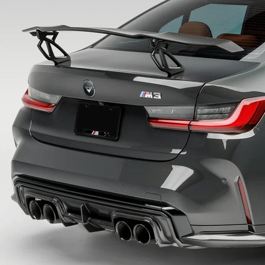 VORSTEINER BMV3375 Wing Blade with Matte Black Uprights VRS (Gloss Carbon) for BMW M2 (G87) / M3 (G80) / M4 (G82)