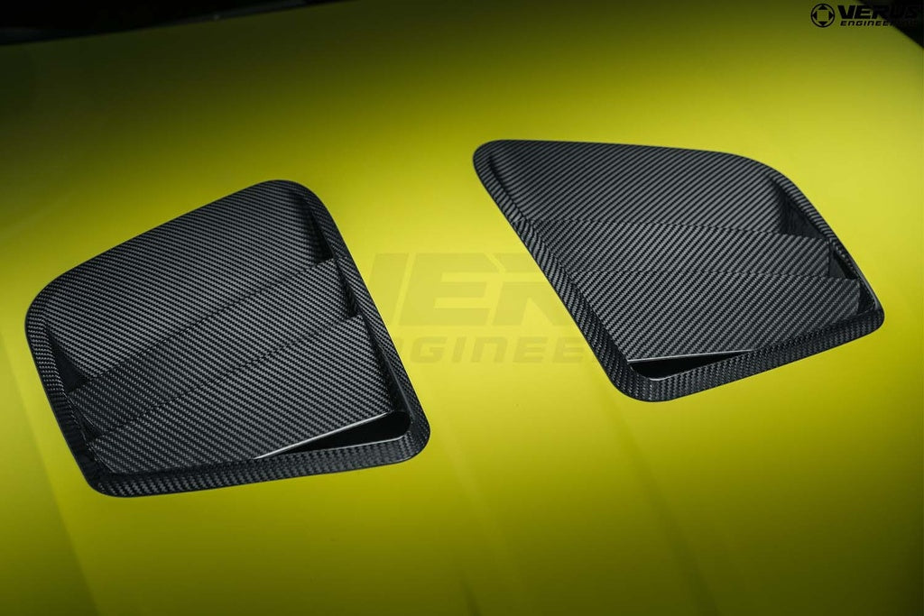 Carbon Hood Louver Kit