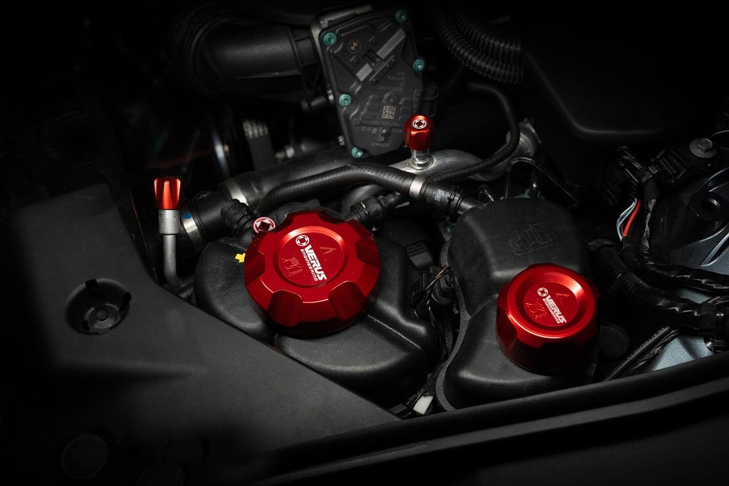 Coolant Cap Cover and Coolant Bleed Screw - Toyota Supra