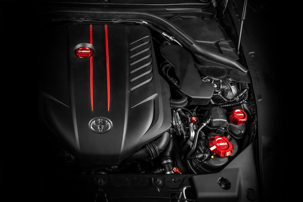 Engine Bay Fluid Cap Kit - Mk5 Toyota Supra