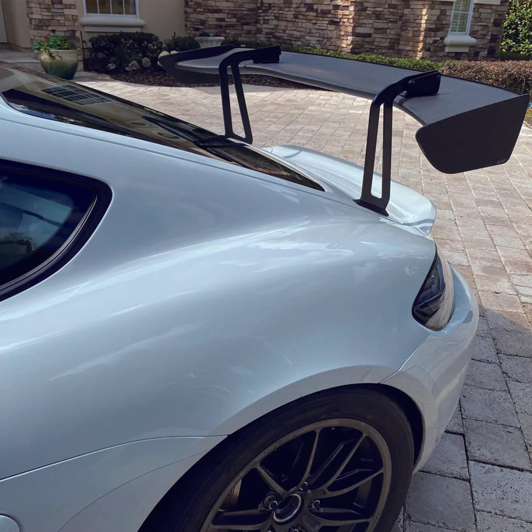 SR GT4 3-INCH SWAN NECK WING RISER - OEM 2017 ALUMINIUM [PORSCHE 718 GT4 / 981 GT4]