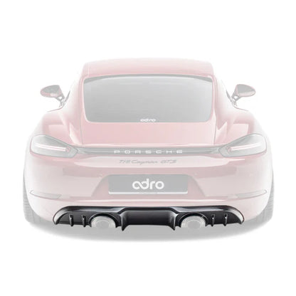 ADRO PORSCHE 718 Prepeg Rear Diffuser
