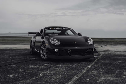 V1X Rear Wing Kit, Includes Carbon Spoiler - 987 Porsche Cayman
