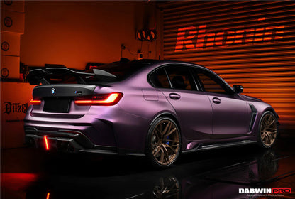 DarwinPRO 2021-UP BMW M3 G80 G20 BKSSII Style Carbon Fiber Trunk Spoiler