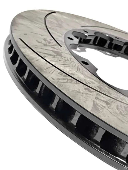 SBD NISSAN GTR R35 SLOTTED BRAKE ROTOR + PAD COMPLETE PACKAGE (2009-2011)