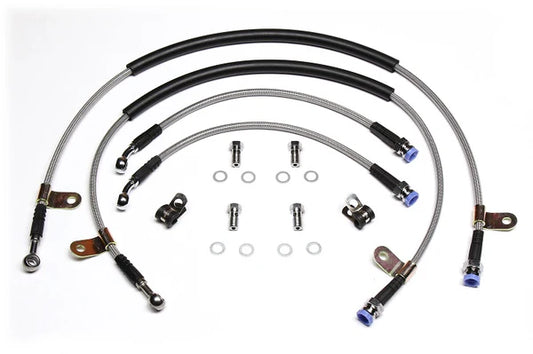 SBD SS FRONT & REAR BRAKE LINE KIT - NISSAN GTR R35