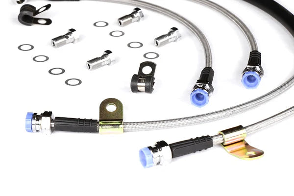 SBD SS FRONT & REAR BRAKE LINE KIT - NISSAN GTR R35