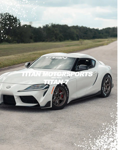 Titan Motorsports MKV Supra REAR only Drag Pack Wheels by Titan-7