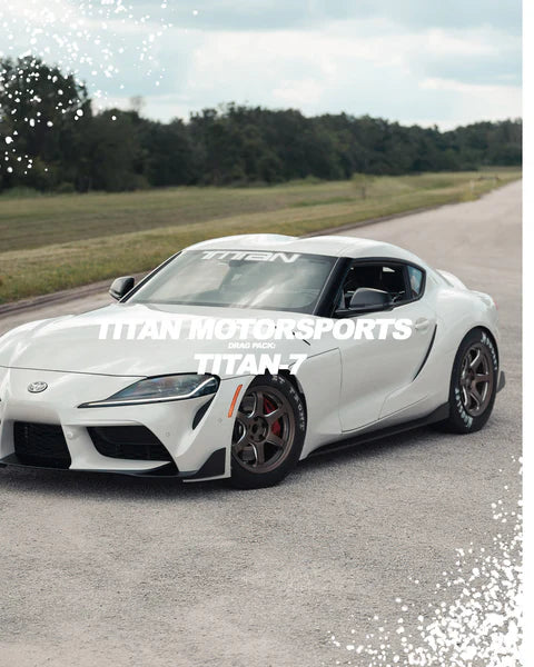 Titan Motorsports MKV Supra REAR only Drag Pack Wheels by Titan-7