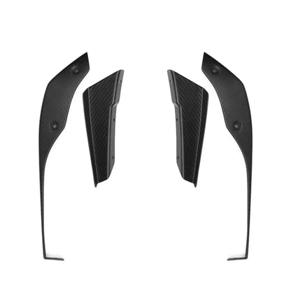 SR DRY CARBON FIBER CLUBSPORT DIVE PLANE & LOWER SIDE SPOILER PACK [PORSCHE 718 GT4/RS/Clubsport]