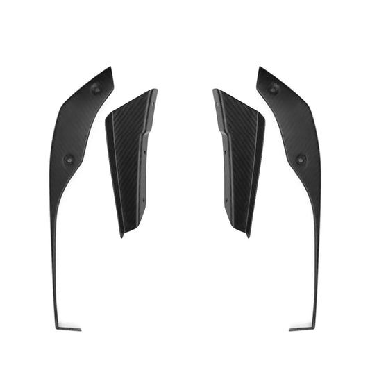 SR DRY CARBON FIBER CLUBSPORT DIVE PLANE & LOWER SIDE SPOILER PACK [PORSCHE 718 GT4/RS/Clubsport]