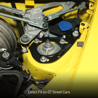 SR CUSTOMIZED PORSCHE MOTORSPORT STRUT TOWER REINFORCEMENT PLATES - 981504283_8A & 991504284_8A [PORSCHE 718 / 981 / 991]