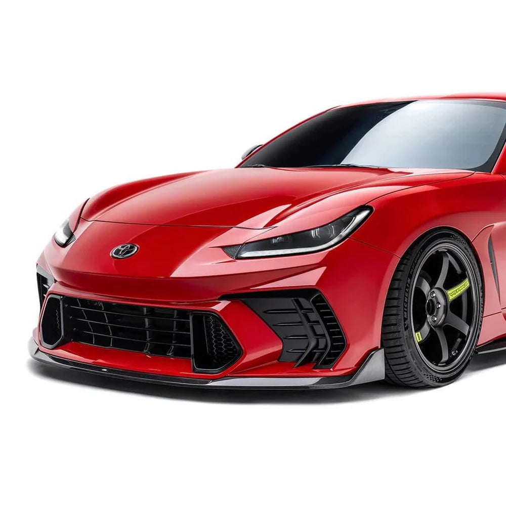 ADRO A18A10-1202 Front Lip, Carbon Fiber for ADRO Bumper for TOYOTA GR86 / SUBARU BRZ 2022-