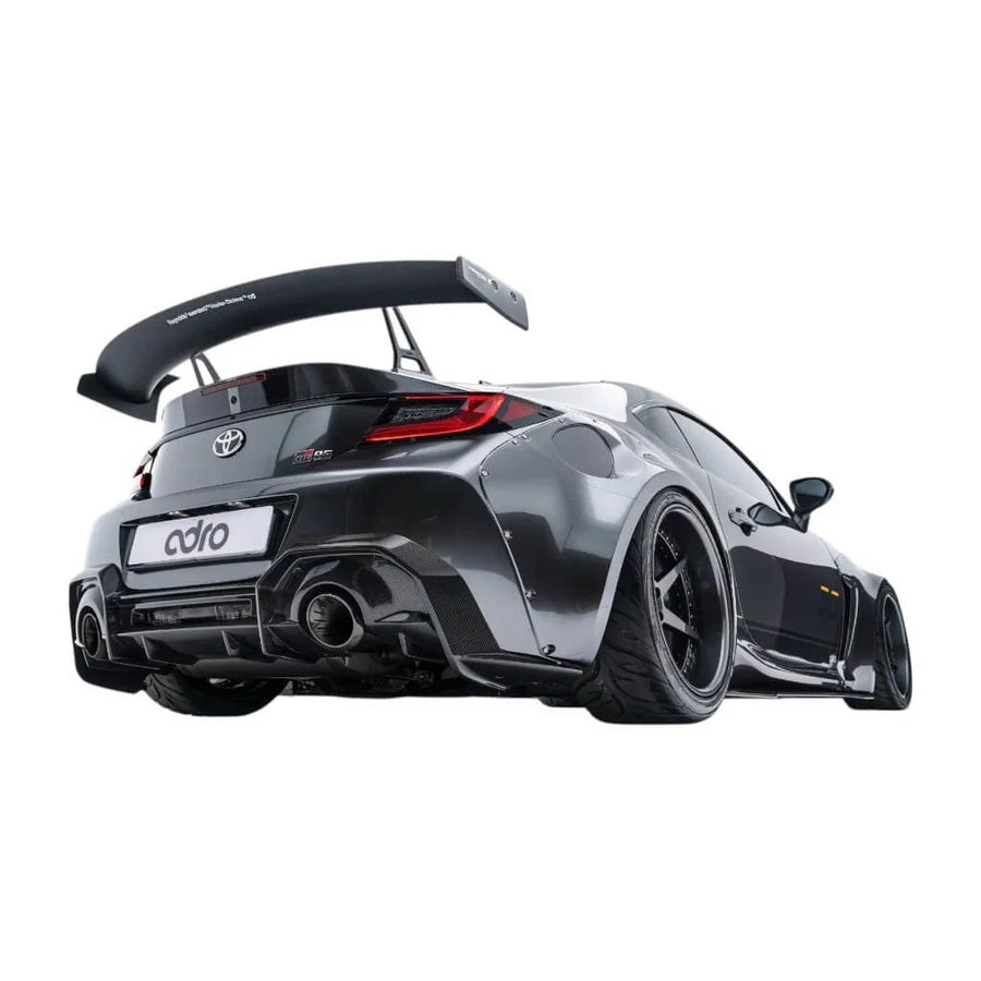 ADRO A18A10-1501 Swan Neck Wing AT-R1, Curved for TOYOTA GR86 / SUBARU BRZ 2022-