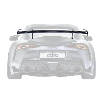 ADRO A18A20-1501 Swan Neck Wing AT-R2, Curved for TOYOTA GR Supra 2020-