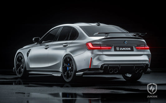 BMW M3 - G80 Dry Carbon Fiber Side Skirts - Zacoe