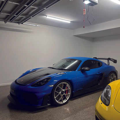 SR DRY CARBON FIBER CLUBSPORT DIVE PLANE & LOWER SIDE SPOILER PACK [PORSCHE 718 GT4/RS/Clubsport]