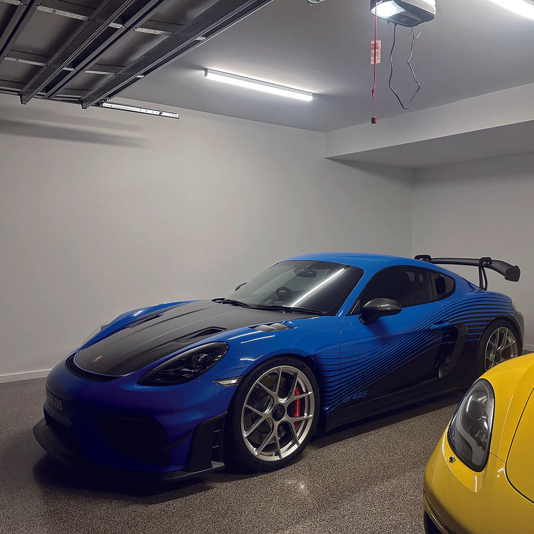 SR DRY CARBON FIBER LOWER SIDE SPOILER [PORSCHE 718 GT4/RS/Clubsport]