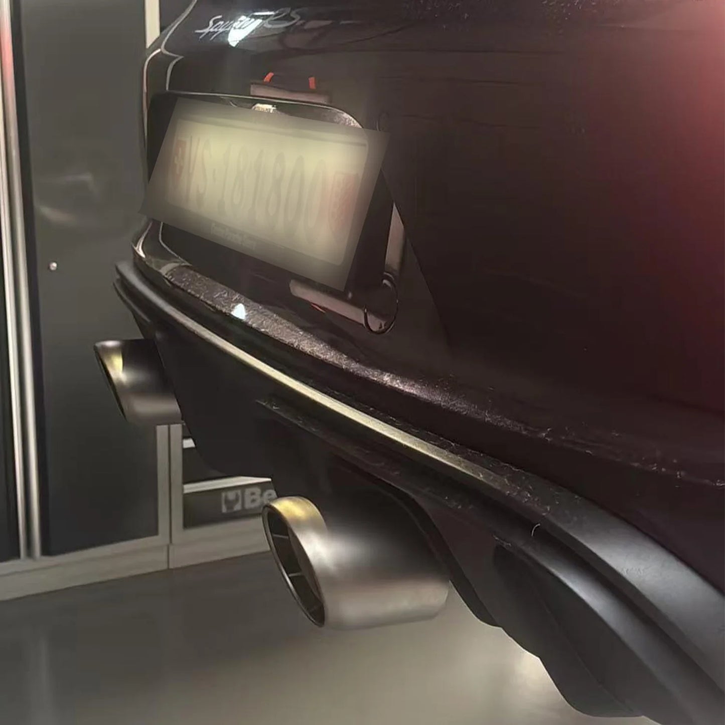 SR 3200G ONE-PIECE-TITANIUM ULTRALIGHT RACE PIPE FOR PORSCHE GT4 RS [PORSCHE 718 GT4 RS/Spyder, GT4 RS Clubsport/Leichtbau]