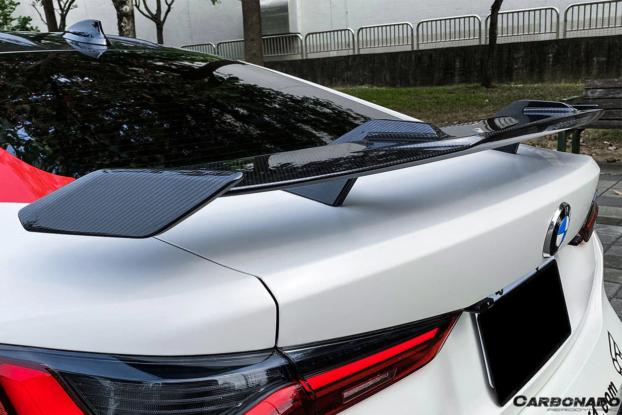 Carbonado 2021-UP BMW M3 G80 M4 G82/G83 G20/G22 3/4 SERISE MP Style Carbon Fiber Trunk Spoiler