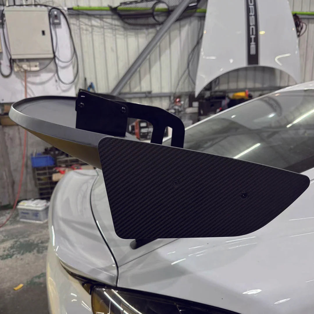 SR GT4 3-INCH SWAN NECK WING RISER - OEM 2017 ALUMINIUM [PORSCHE 718 GT4 / 981 GT4]